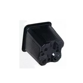  Roca posuda za cvijeće 7 cm x 7 x 7 cm, crna plastika