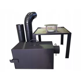  SET VELIKI KAMIN 45CM CIJEVI PUŠNICA BAZA