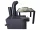  SET VELIKI KAMIN 45CM CIJEVI PUŠNICA BAZA