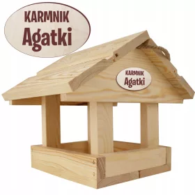 KUĆICA ZA HRANILICU PTICA S GRAVIRANOM TABLICOM