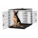 VELIKA METALNA OBORA ZA KAVEZ ZA PSE 121x76x82 XXXL