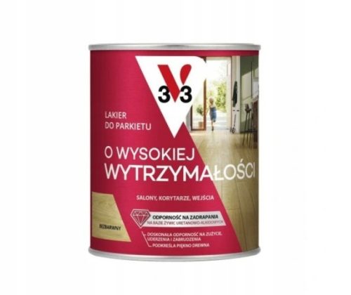  V33 Lak za parket visoke izdržljivosti 0,75L