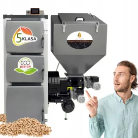   Kotao za centralno grijanje na pelete 19 kW Ekodizajn klasa 5 sa PLESZEWKI dovodom