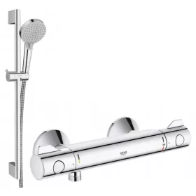   Vanjski tuš set Hansgrohe Vernis Blend + kromirana slavina za tuš Grohe Grohtherm 800