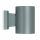 LAMPA SOLARNA KINKIET DWUSTRONNY CAPRAL, SIVA I SREBRNA, 5 W