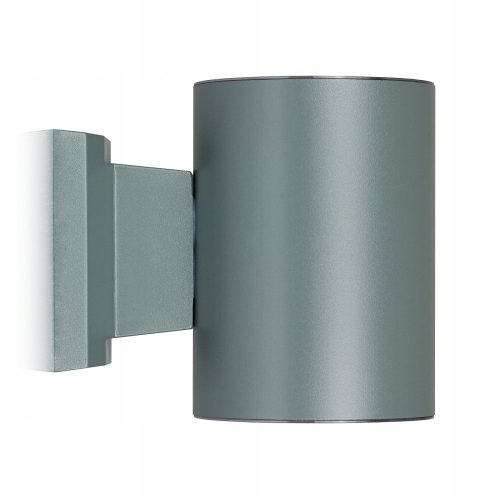 LAMPA SOLARNA KINKIET DWUSTRONNY CAPRAL, SIVA I SREBRNA, 5 W