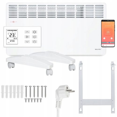 Topli konvektorski grijač Warmtec EWE+ 2500W s Wi-Fi termostatom