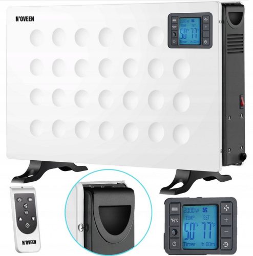 Novi CH8000 Električni Konvektorski Grijač 2000 W + Daljinski