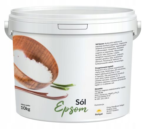 SOLARIS Epsom Salt 10 kg za kupanje