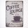 Tablica za vješanje s natpisom COFFE LOUNGE