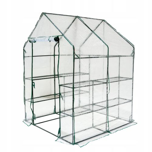 Vrhunski vrtlar - Staklenik Dahlia 143x143x195 cm - Transparentni