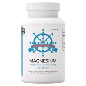  Navigator Magnez 400 mg VEGE, 180 kapsula - Citrat magnezija za ravnotežu i energiju