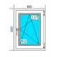 PVC PROZORI 600x800 BIJELI DES DESNO OTVARANJE