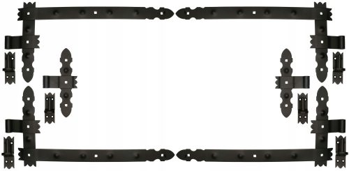 Šarke za vrata - KUTNA TRAKA ŠARKE ZA VRATA 600x50MM SET 12 ELEM.