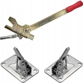 Stezaljke za oplate Dufty - Set od 50 sa ključem