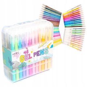 ZESTAW DUGOPISA ZA PISANJE 48 KOMADA