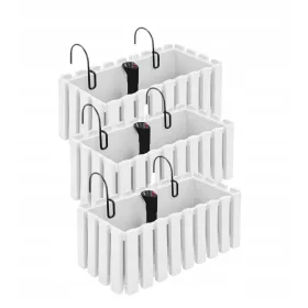  Prosperplast saksija 114 cm x 18 x 16,5 cm, bijela plastika