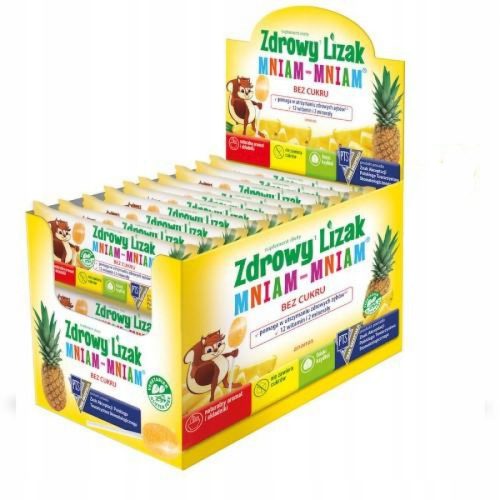 Zdravi lizaljka Njam-Njam ananas 40 kom