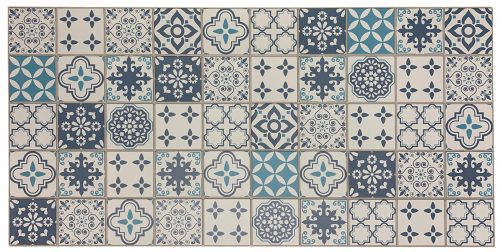 Patchwork 3D zidne ploče PVC OBLOGA PLAVA MAT