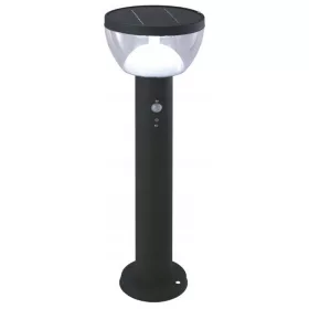 Zeleni vrtlar s integriranim LED izvorom, visok 80 cm, crni