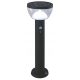 Zeleni vrtlar s integriranim LED izvorom, visok 80 cm, crni