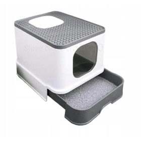 Zatvorena kutija za pijesak s ladicom i WC-om