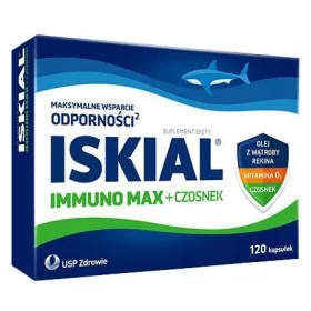   Iskial Max + Češnjak: Superiorni Dodatak za Jačanje Imuniteta, 120 Kapsula