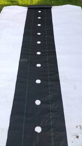 Agro tkanina za korov s rupama širine 40 cm