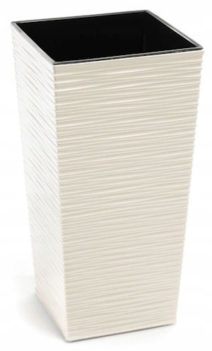  Lamela saksija 57 cm x 30 x 57 cm promjer 30 cm plastična krema