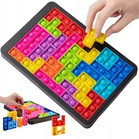 KOCKE TETRIS POP IT FIDGET ZABAVNA IGRAČKA