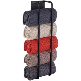   Royal Artisan crni stalak za ručnike, visokokvalitetan i izdržljiv