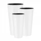  Prosperplast saksija 114 cm x 25 x 114 cm, bijela plastika