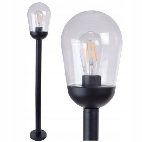Lampa Ogrodowa Visokokvalitetni SuperLED E27 Crni Stupac 100 cm