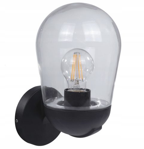 SuperLED vrtna zidna svjetiljka crna E27 0 W