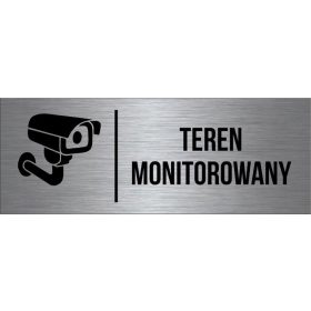 Elegantna Tablica 200X75 mm - Aluminium Piktogram