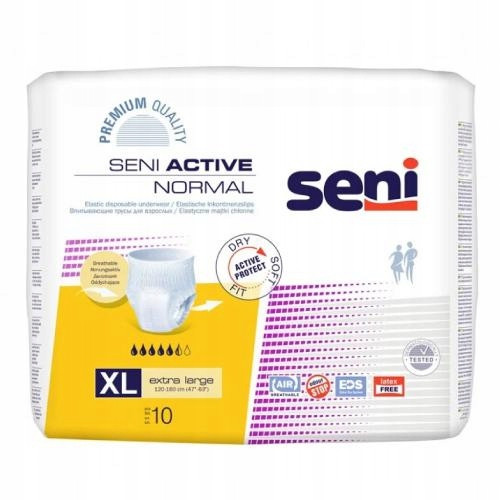 Seni Aktivni Normalni XL Upijajuće Gaćice 10 kom.