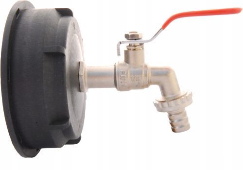 Metalni kran za spremnike 1/2 inča s kapom 10 cm