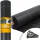 Agrotekstil - Malčiranje agrotekstila (protiv korova) Crni kontrast 160 x 10000 cm 90 g/m²