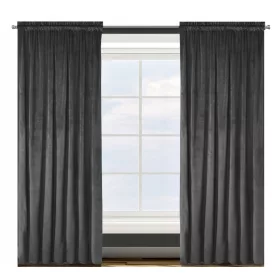 Zavjesa s trakom za zamračivanje, žabice 140 cm x 160 cm