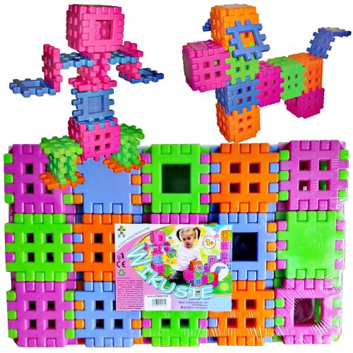 VAFELI KOCKE ZA GRAĐENJE WIKUSIE CUBE 90 EL PL