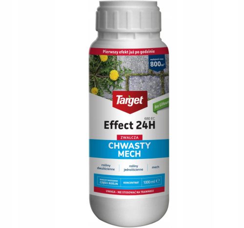 Herbicid i desikant Effect 24h Target 1L - Brzo i ekološki uklanja korove i mahovinu