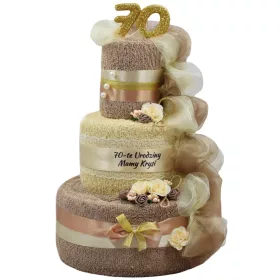 Torta od ručnika za godišnjicu braka i rođendane