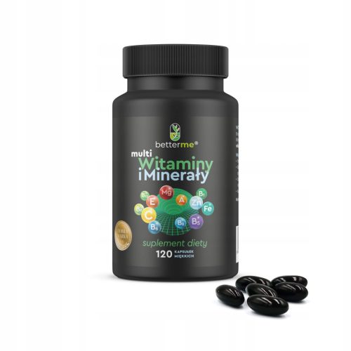 Multivitamini i Minerali BetterMe - Kompleks od 120 Kapsula