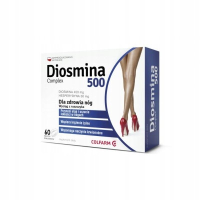 Colfarm Diosmina Complex 500 dodatak za noge, diosmin tablete