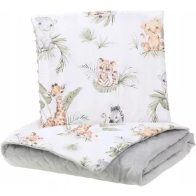    BARŠUNASTI PROŠIVANI PREKRIVAČ MINKY 75x100 BABYMAM CUILT