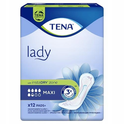 Specijalizirani higijenski ulošci za žene Tena Lady Maxi Instadry 12 kom.