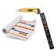 Eurovent parna folija 50 x 1,5 x 0,5 mm 115 g/m² + Univerzalni nož s lomljivom oštricom 18mm