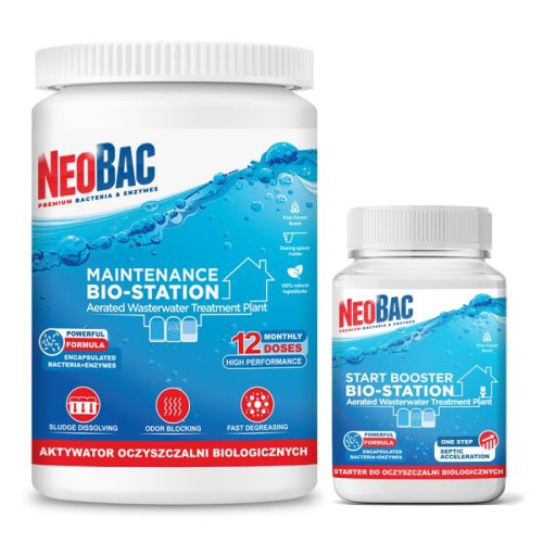 NeoBac Set za biološku pročišćivačku stanicu + Aktivator za biološko čišćenje ROK
