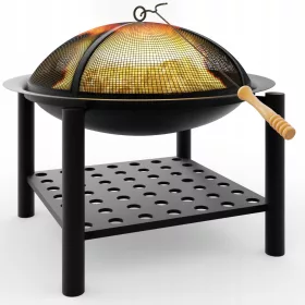 Metalni vrtni kamin - Vrtni kamin 55 cm, dužina 50 cm