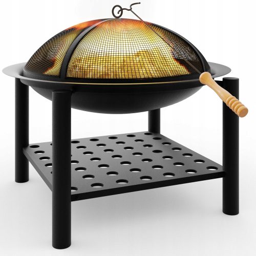 Metalni vrtni kamin - Vrtni kamin 55 cm, dužina 50 cm
